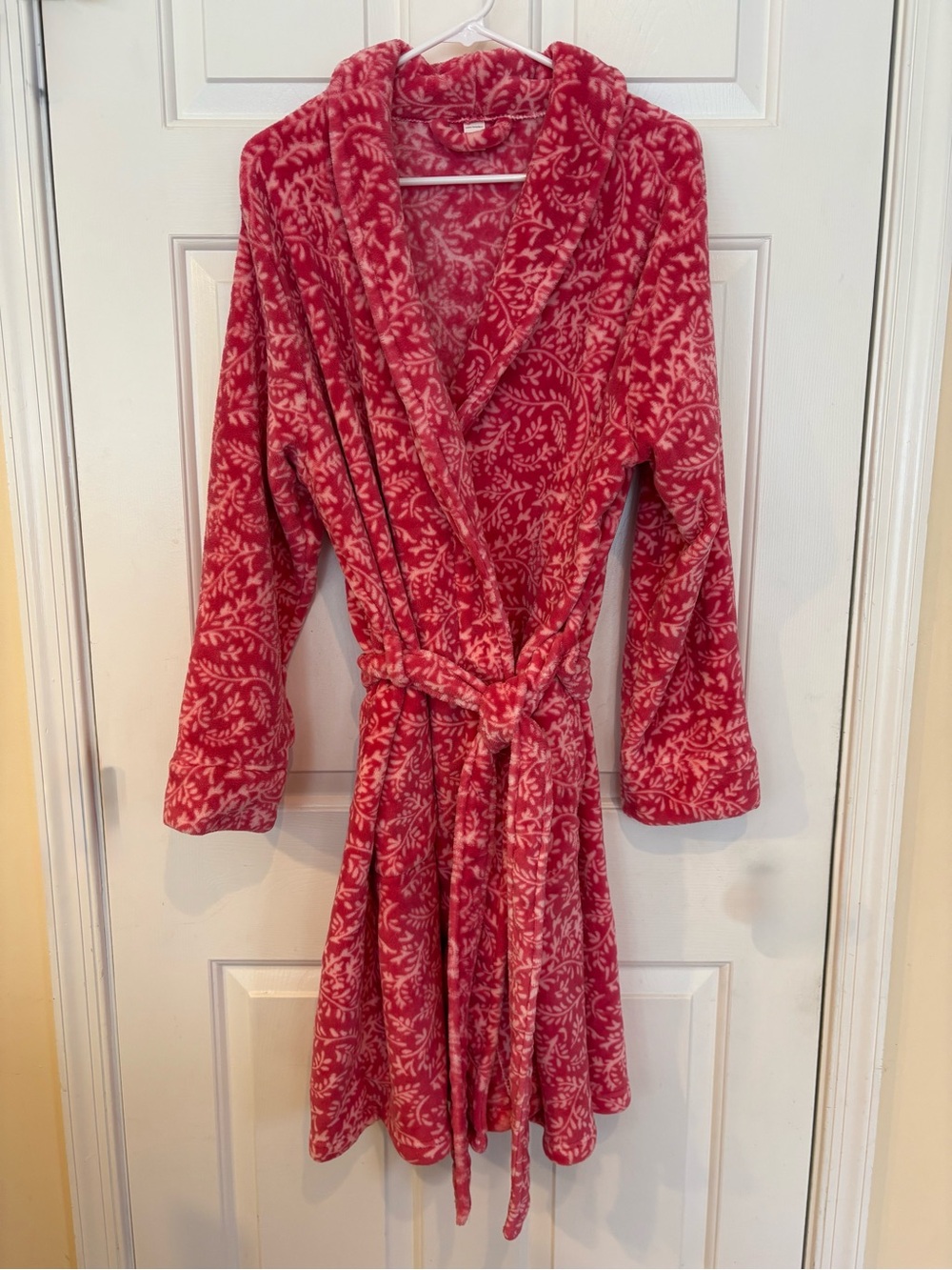 VERA BRADLEY Cozy Fleece Robe - Size L/XL - Floral- Pink- Super Soft